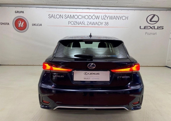 Lexus CT cena 89900 przebieg: 157002, rok produkcji 2020 z Poznań małe 172